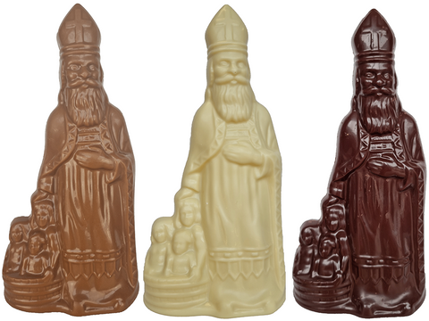 Sintfiguur Holle chocolade 25cm