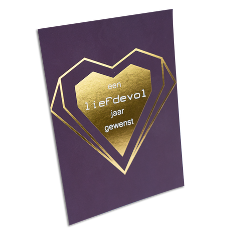 Een liefdevol jaar gewenst